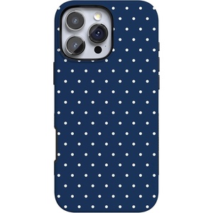 image:imageCasely iPhone 16 Pro Max Case  On the Dot  Navy Polka Dot  Bold Protective Design  Compatible with MagSafe