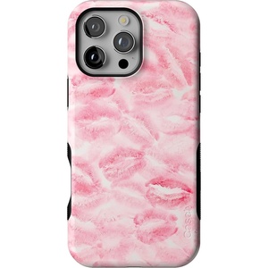 image:imageCasely iPhone 16 Pro Max Case  Sealed with a Kiss  Pink Lipstick  Bold Protective Design  Compatible with MagSafe