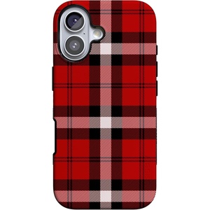 image:imageCasely iPhone 17 Case  As if  Red Plaid  Bold Protective Design  MagSafe Compatible Design