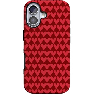 image:imageCasely iPhone 17 Case  Crazy in Love  Red Hearts  Bold Protective Design  MagSafe Compatible Design