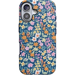image:imageCasely iPhone 17 Case  Full Bloom  Navy Floral  Bold Protective Design  Compatible with MagSafe