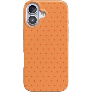 image:imageCasely iPhone 17 Case  On the Dot  Orange Polka Dot  Compatible with MagSafe  Classic Ultra Thin Design