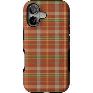 image:imageCasely iPhone 17 Case  Spiced Chai  Fall Plaid  Bold Protective Design  MagSafe Compatible Design