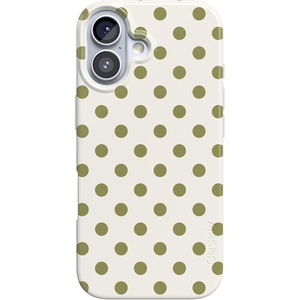 image:imageCasely iPhone 17 Case  Spotted in SoHo  Green Polka Dot  Compatible with MagSafe  Classic Ultra Thin Design