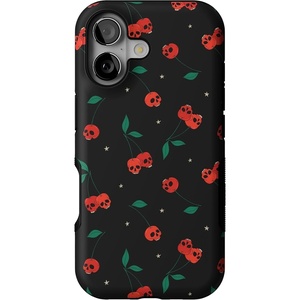 image:imageCasely iPhone 17 Case  Sweet Revenge  Cherry Skulls  Bold Protective Design  Compatible with MagSafe