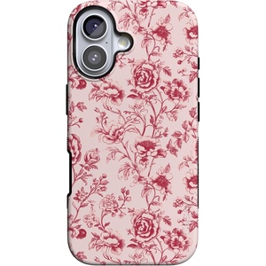 image:imageCasely iPhone 17 Case  Vintage Belle  Floral Toile  Bold Protective Design  MagSafe Compatible Design