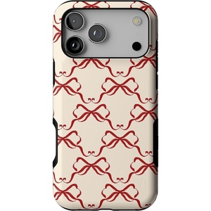 image:imageCasely iPhone 17 Pro Max Case  All Wrapped Up  Vintage Bows  Bold Protective Design  MagSafe Compatible Design