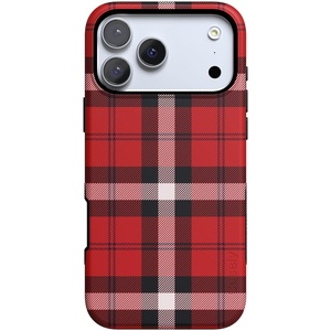 image:imageCasely iPhone 17 Pro Max Case  As if  Red Plaid  Bold Protective Design  MagSafe Compatible Design