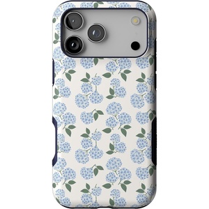 image:imageCasely iPhone 17 Pro Max Case  Nantucket Cottage  Blue Hydrangea  Bold Protective Design  Compatible with MagSafe