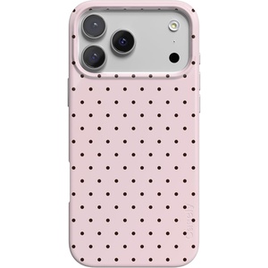 image:imageCasely iPhone 17 Pro Max Case  On the Dot  Pink amp Brown Polka Dot  Compatible with MagSafe  Classic Ultra Slim Design