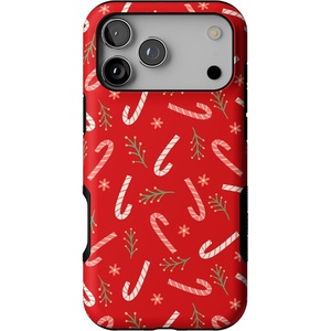 image:imageCasely iPhone 17 Pro Max Case  Peppermint Kiss  Candy Cane  Bold Protective Design  MagSafe Compatible Design