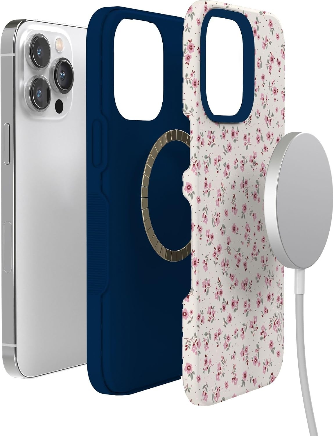image:imageCasely iPhone 14 Pro Case  Cottage Charm  Cottagecore  Bold Protective Design  Compatible with MagSafe