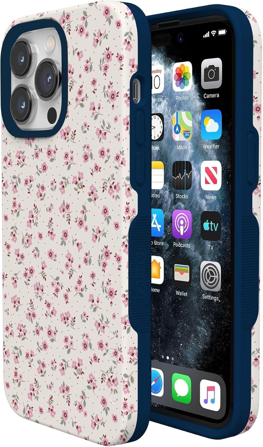 image:imageCasely iPhone 14 Pro Case  Cottage Charm  Cottagecore  Bold Protective Design  Compatible with MagSafe