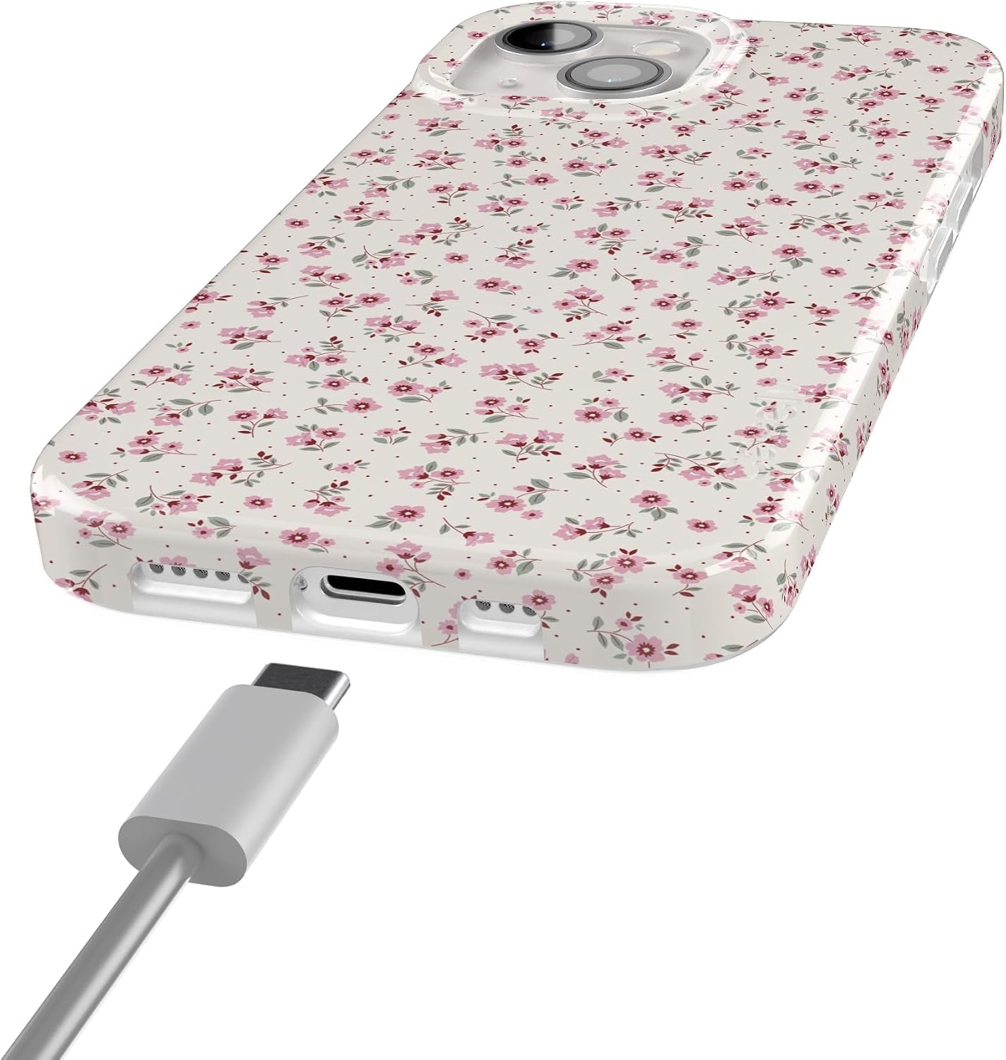 image:imageCasely iPhone 15 Plus Case  Cottage Charm  Cottagecore  Compatible with MagSafe  Classic Ultra Slim Design
