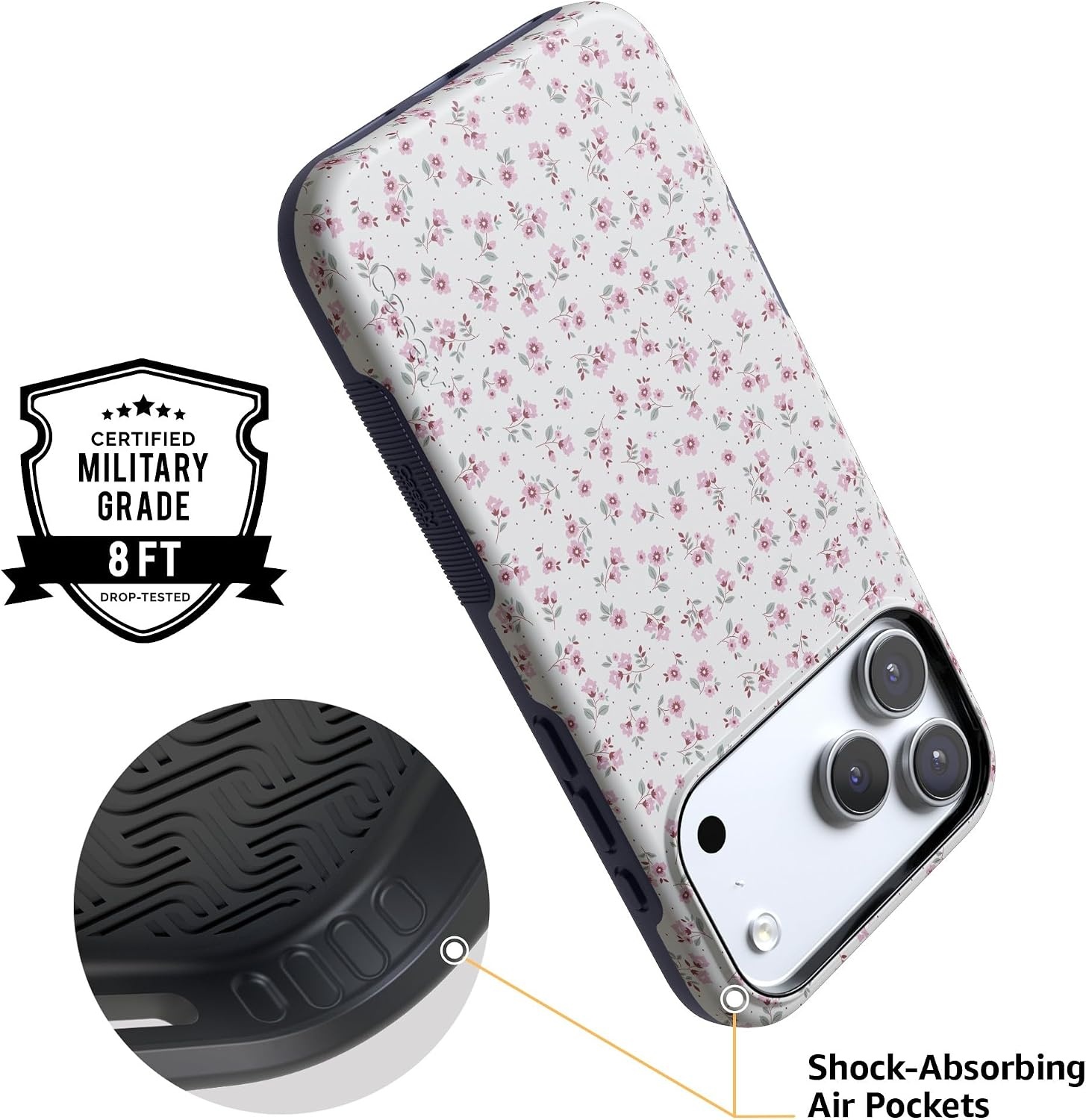 image:imageCasely iPhone 17 Pro Max Case  Cottage Charm  Cottagecore  Bold Protective Design  Compatible with MagSafe