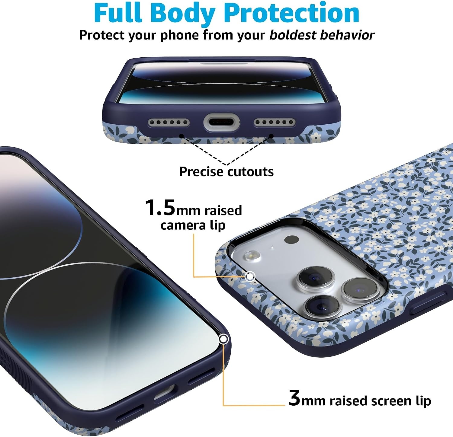 image:imageCasely iPhone 17 Pro Max Case  Picking Daisies  Cottagecore  Bold Protective Design  Compatible with MagSafe