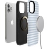 image:imageCasely iPhone 13 Pro Max Case  Pastel Picnic  Blue Gingham  Bold Protective Design  Compatible with MagSafe