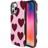 image:imageCasely iPhone 13 Pro Max Case  Whole Lotta Love  Plum Hearts  Bold Protective Design  MagSafe Compatible Design