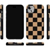 image:imageCasely iPhone 14 Case  Fit Check  Black amp Brown Checkerboard  Bold Protective Design  MagSafe Compatible Design