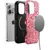 image:imageCasely iPhone 14 Pro Case  Blush Garden  Floral Doodle  Bold Protective Design  Compatible with MagSafe