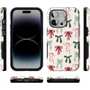 image:imageCasely iPhone 14 Pro Case  Festive Girlie  Holiday Bows  Bold Protective Design  MagSafe Compatible Design