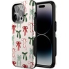 image:imageCasely iPhone 14 Pro Case  Festive Girlie  Holiday Bows  Bold Protective Design  MagSafe Compatible Design