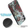 image:imageCasely iPhone 14 Pro Case  Forever Grateful  Grateful Dead Skeleton Floral  Bold Protective Design  Compatible with MagSafe