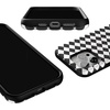 image:imageCasely iPhone 14 Pro Case  Harlequin Salem Diamond  Black and White  Bold Protective Design  MagSafe Compatible Design
