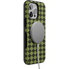 image:imageCasely iPhone 14 Pro Case  Harlequin Wicked Diamond  Black and Green  Bold Protective Design  MagSafe Compatible Design