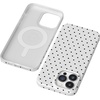 image:imageCasely iPhone 14 Pro Case  On the Dot  White Polka Dot  Compatible with MagSafe  Classic Ultra Slim Design