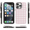 image:imageCasely iPhone 14 Pro Case  Pink Plaid  Sunday Best  Bold Protective Design  Compatible with MagSafe
