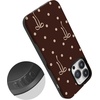 image:imageCasely iPhone 14 Pro Case  Teddy Bows  Brown Polka Dot  Bold Protective Design  MagSafe Compatible Design