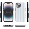 image:imageCasely iPhone 15 Plus Case  Blue Stripes  Sunday Best  Bold Protective Design  Compatible with MagSafe