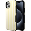 image:imageCasely iPhone 15 Plus Case  Butter Yellow Stripes  Sunday Best  Bold Protective Design  Compatible with MagSafe