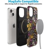 image:imageCasely iPhone 15 Plus Case  Falling for You  Plum Floral  Bold Protective Design  Compatible with MagSafe