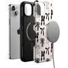 image:imageCasely iPhone 15 Plus Case  Goth Girlie  Black Bows  Bold Protective Design  Compatible with MagSafe