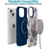 image:imageCasely iPhone 15 Plus Case  Ink amp Iris  Vintage Floral  Bold Protective Design  Compatible with MagSafe
