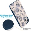 image:imageCasely iPhone 15 Plus Case  Ink amp Iris  Vintage Floral  Bold Protective Design  Compatible with MagSafe