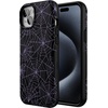image:imageCasely iPhone 15 Plus Case  Midnight Web  Spider Web  Bold Protective Design  Compatible with MagSafe