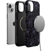 image:imageCasely iPhone 15 Plus Case  Midnight Web  Spider Web  Bold Protective Design  Compatible with MagSafe