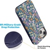 image:imageCasely iPhone 15 Plus Case  Navy Floral  Full Bloom  Bold Protective Design  Compatible with MagSafe