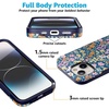 image:imageCasely iPhone 15 Plus Case  Navy Floral  Full Bloom  Bold Protective Design  Compatible with MagSafe