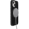image:imageCasely iPhone 15 Plus Case  On the Dot  Black Polka Dot  Compatible with MagSafe  Classic Ultra Slim Design
