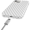image:imageCasely iPhone 15 Plus Case  On the Dot  White Polka Dot  Compatible with MagSafe  Classic Ultra Slim Design