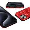 image:imageCasely iPhone 15 Plus Case  Peppermint Kiss  Candy Cane  Bold Protective Design  MagSafe Compatible Design
