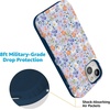 image:imageCasely iPhone 15 Plus Case  Poppy Meadows  Pastel Floral  Bold Protective Design  Compatible with MagSafe