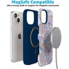 image:imageCasely iPhone 15 Plus Case  Poppy Meadows  Pastel Floral  Bold Protective Design  Compatible with MagSafe