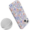 image:imageCasely iPhone 15 Plus Case  Poppy Meadows  Pastel Floral  Compatible with MagSafe  Classic Ultra Slim Design