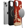 image:imageCasely iPhone 15 Plus Case  Snowed in  Cozy Winter  Bold Protective Design  MagSafe Compatible Design