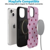 image:imageCasely iPhone 15 Plus Case  Very Cherry  Painted Cherries  Bold Protective Design  MagSafe Compatible Design